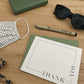 linen 'thank you' set